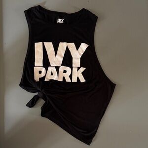 IVY PARK Black and White Women’s Tank Top Size Large